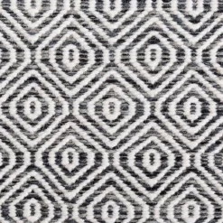 Natur(Look) Teppiche| Handwebteppich Lindos 140 x 195 cm Anthrazit