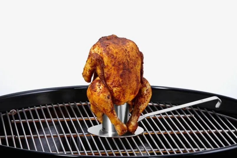 Grillzubehör|Rösle Hähnchenbräter Edelstahl 18/10 Silber