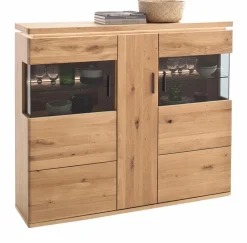 MCA Kommoden-Highboard Barcelona Eiche Bianco