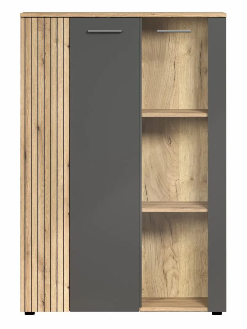 Kommoden|trendteam Highboard Esteban Anthrazit