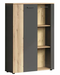 Kommoden|trendteam Highboard Esteban Anthrazit