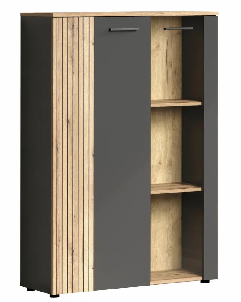 Kommoden|trendteam Highboard Esteban Anthrazit