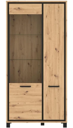 FORTE Kommoden-Highboard Farida Eiche Artisan