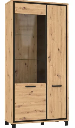 FORTE Kommoden-Highboard Farida Eiche Artisan