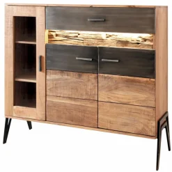 Kommoden|WOLFMÖBEL Highboard Hudson Akazie