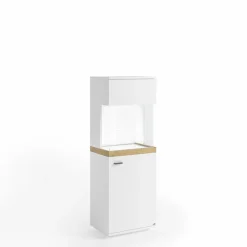 Vitrinen|Kommoden|set one by Musterring Highboard Lancaster Weiß