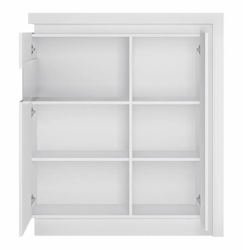 Wójcik Kommoden-Highboard Lyon 2-trg. Weiß