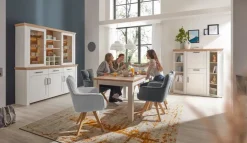 Kommoden|set one by Musterring Highboard York Pino-Aurelio / Eiche Artisan