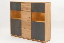 Boegner Kommoden|Kommoden-Highboard Alexandra Wildeiche Bianco