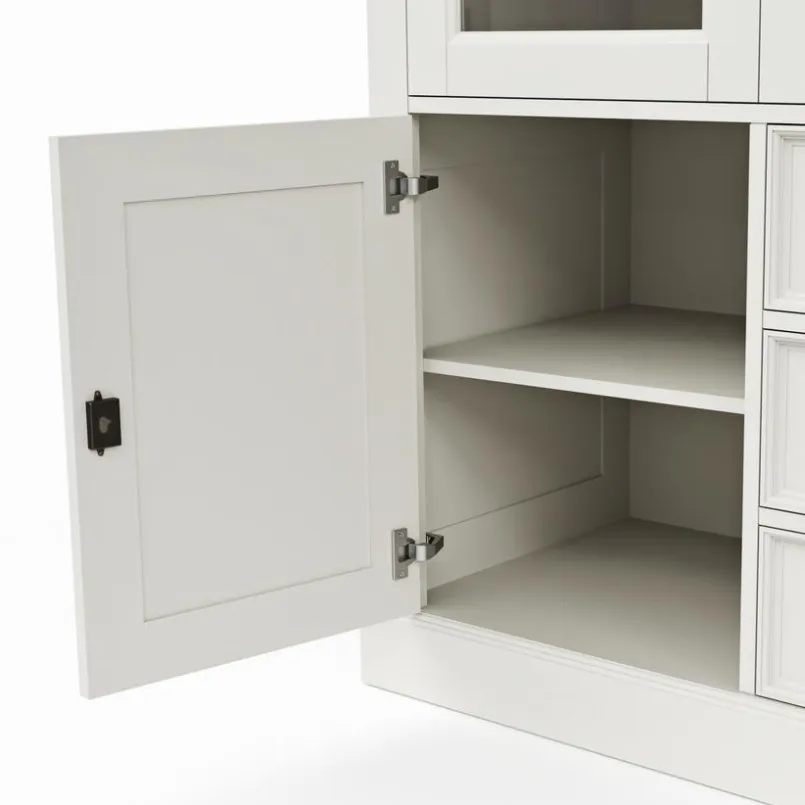 Stilreich Kommoden|Kommoden-Highboard Barreiro Weiß