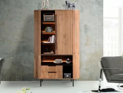 WOLFMÖBEL Kommoden|Kommoden-Highboard Bronx 4478 Akazie