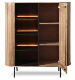 Kommoden|Kommoden|WOLFMÖBEL Highboard Bronx 4477 Akazie
