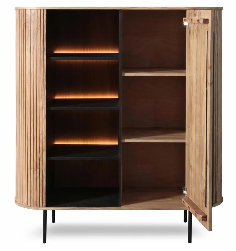 Kommoden|Kommoden|WOLFMÖBEL Highboard Bronx 4477 Akazie