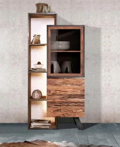 Kommoden|Kommoden|WOLFMÖBEL Highboard City 7527 Akazie