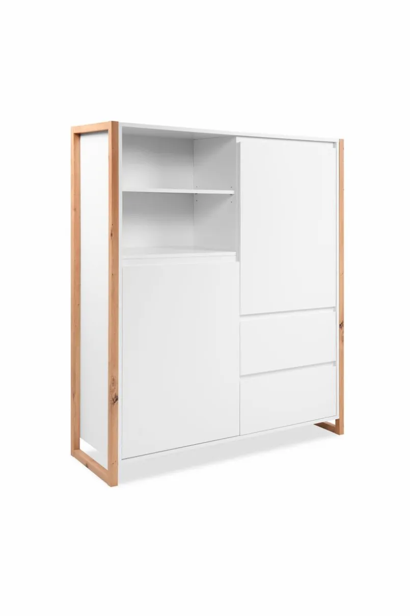Kommoden-Highboard Denver Weiß
