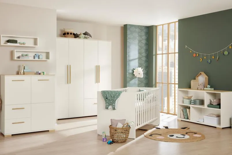 Babyzimmer Schränke & Regale|Babyzimmer Schränke & Regale|Paidi Highboard Enie Off White