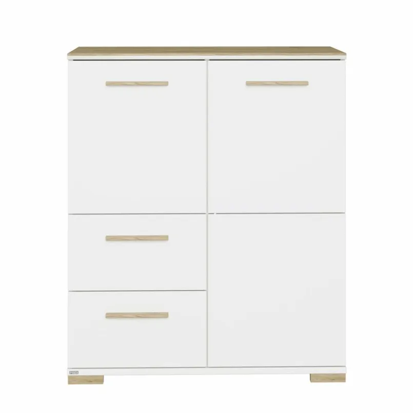 Babyzimmer Schränke & Regale|Babyzimmer Schränke & Regale|Paidi Highboard Enie Off White