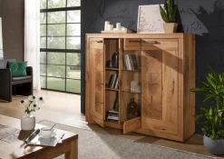 G+K Kommoden|Kommoden-Highboard Fort Worth Wildeiche