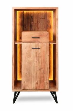 WOLFMÖBEL Kommoden|Kommoden-Highboard Hudson 2172 Akazie