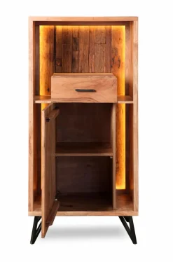 WOLFMÖBEL Kommoden|Kommoden-Highboard Hudson 2172 Akazie