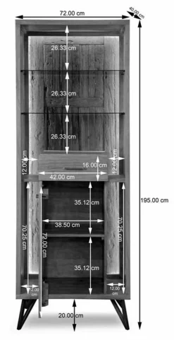Highboard Hudson 2172<WOLFMÖBEL Outlet