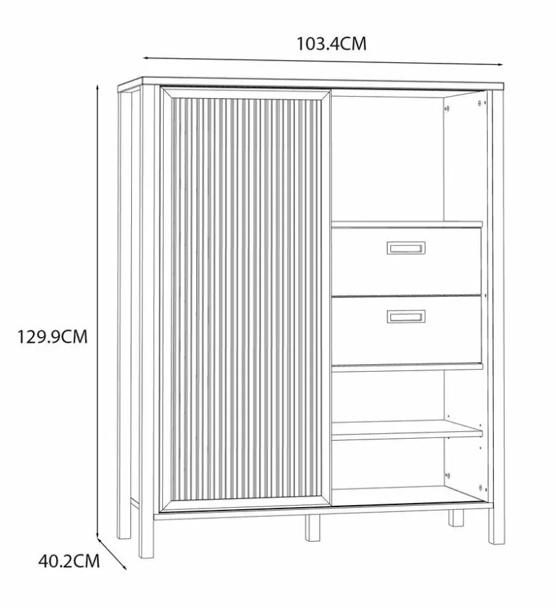 Highboard Jytana<FORTE Clearance