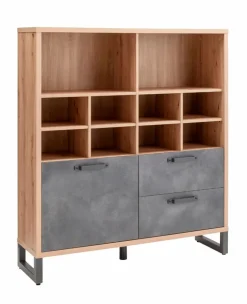 Kinderkommoden & -Nachttische|Kinderkommoden & -Nachttische|Composad Highboard Lafabrica Eiche