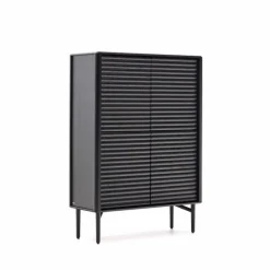 Kave Home Kommoden-Highboard Lenon Schwarz