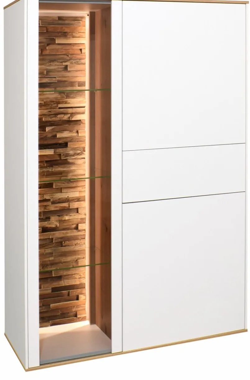 Mäusbacher Kommoden|Kommoden-Highboard Meran Weiß / Matt