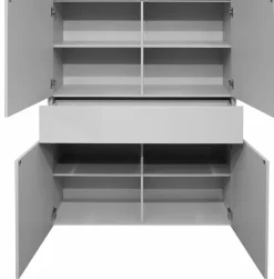 Kommoden|Kommoden|Mäusbacher Highboard Monza Kreidegrau