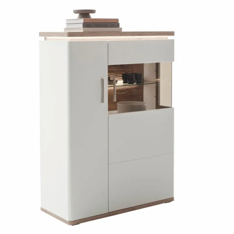 MCA Kommoden-Highboard Palermo Weiß