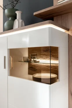 MCA Kommoden-Highboard Palermo Weiß