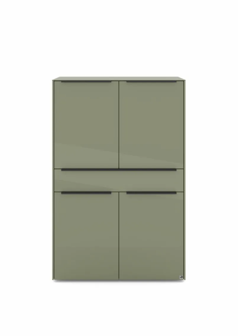 set one by Musterring Kommoden|Kommoden-Highboard Reno Olivgrün