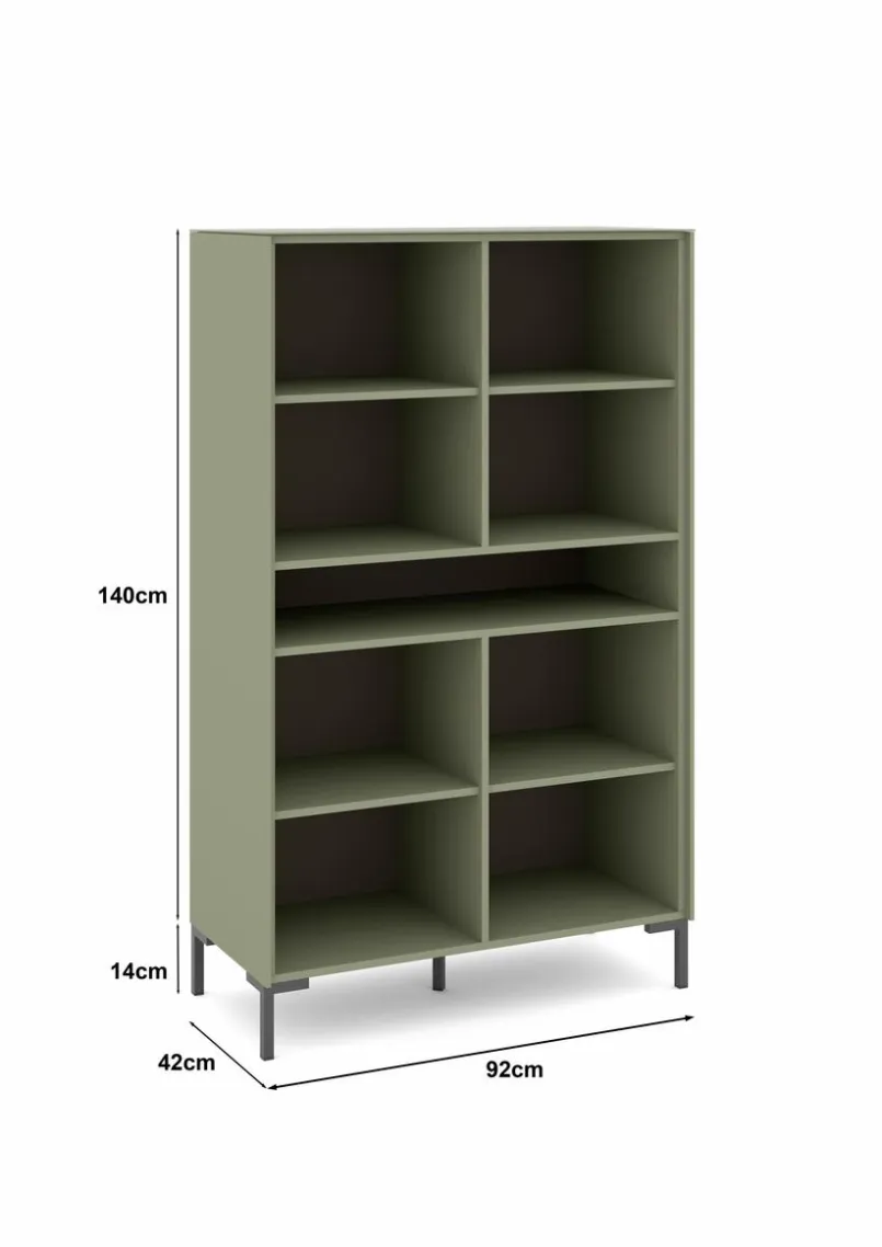 set one by Musterring Kommoden|Kommoden-Highboard Reno Olivgrün