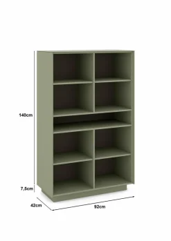 set one by Musterring Kommoden|Kommoden-Highboard Reno Olivgrün