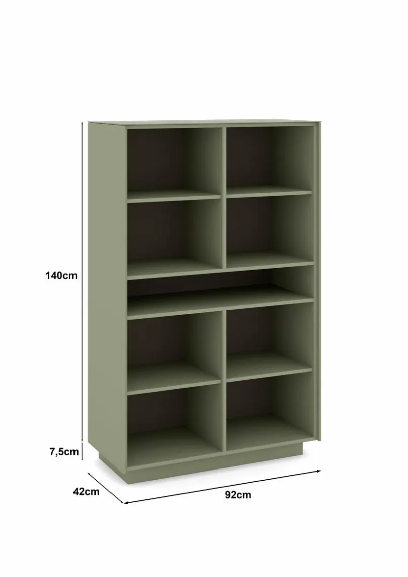 set one by Musterring Kommoden|Kommoden-Highboard Reno Olivgrün