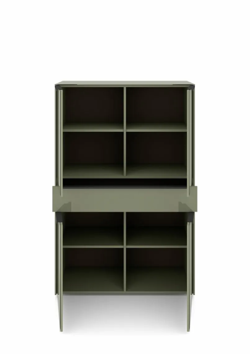 set one by Musterring Kommoden|Kommoden-Highboard Reno Olivgrün