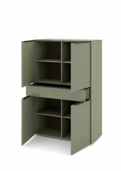 set one by Musterring Kommoden|Kommoden-Highboard Reno Olivgrün