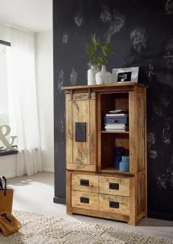 Kommoden|Kommoden|G+K Highboard Ruston Antik