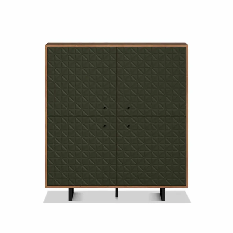 Kommoden|trendteam Highboard Sentra Dunkelgrün