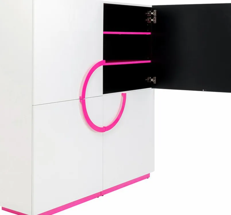 KARE X KARIM RASHID Kommoden-Highboard Tresor Weiß