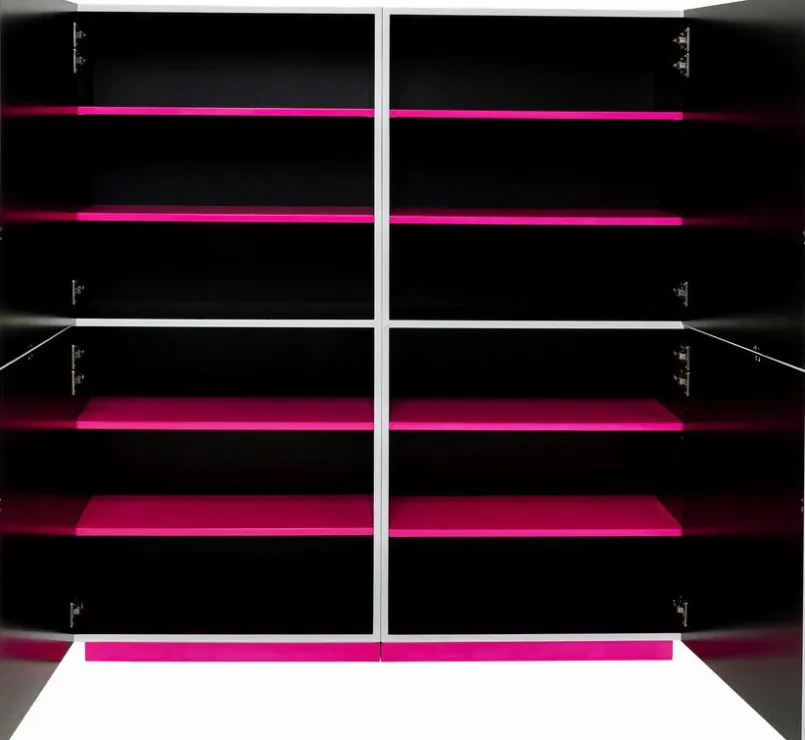 KARE X KARIM RASHID Kommoden-Highboard Tresor Weiß