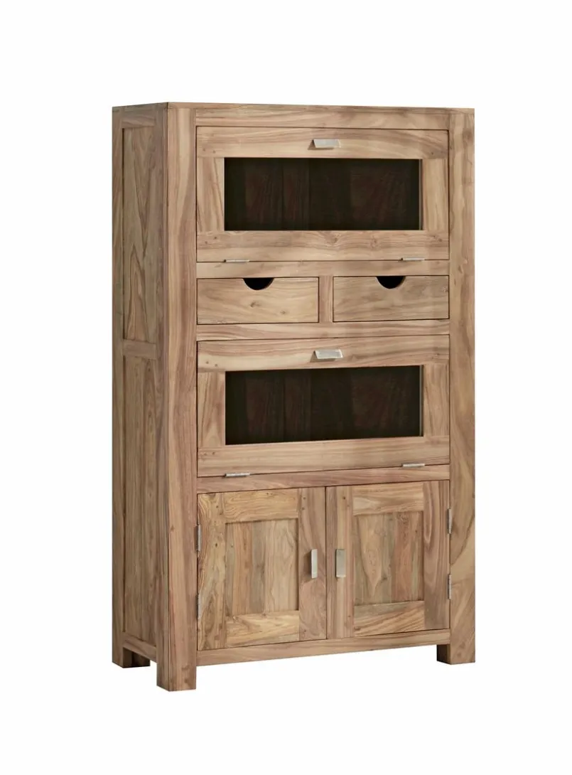 WOLFMÖBEL Kommoden|Kommoden-Highboard Yoga 6507 Sheesham