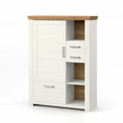 Kommoden|set one by Musterring Highboard York Pino-Aurelio / Eiche Artisan