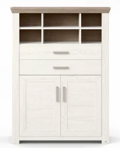 set one by Musterring Kommoden|Kommoden-Highboard York Pino-Aurelio / Eiche Nelson