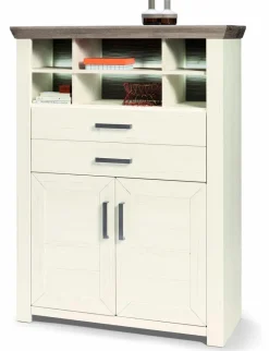 set one by Musterring Kommoden|Kommoden-Highboard York Pino-Aurelio / Eiche Nelson