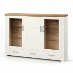 set one by Musterring Kommoden|Kommoden-Highboard York Pino-Aurelio / Eiche Artisan