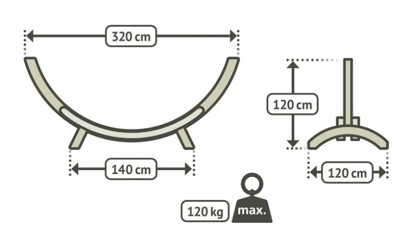 Hängemattengestell Maera Single<La Siesta Sale