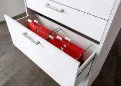 Büroschränke & Regale|Büromöbel-Serien|FMD Hängeregistratur-Set Calvia Weiß