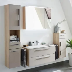 Puris Badschränke-Hängeschrank Fine Line Eiche
